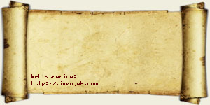 Isak Pecić vizit kartica